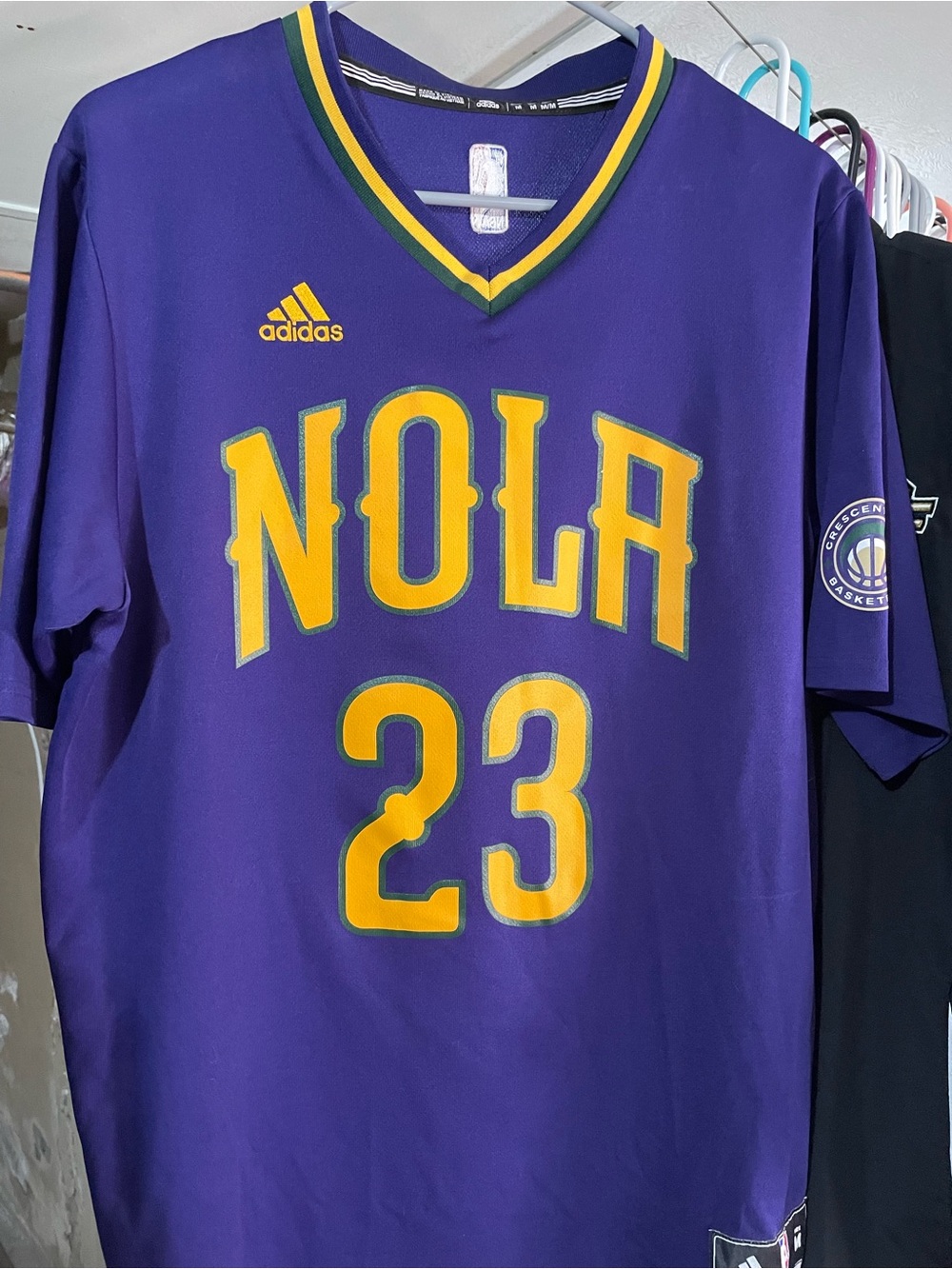 Adidas NOLA Anthony Davis Jersey throwback